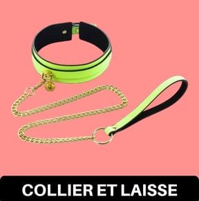 Collier et laisse BDSM